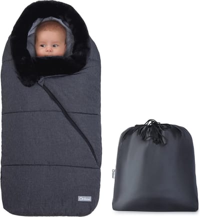 Luxe Winter Voetenzak voor Kinderwagens - Universele Baby Voetenzak met Draagtas