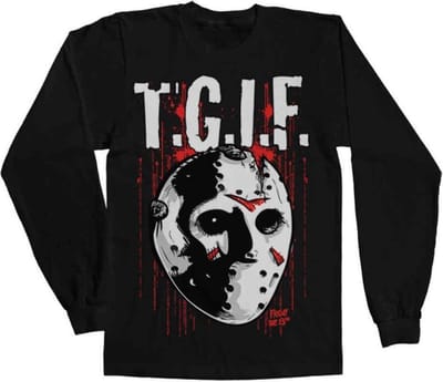 Friday The 13th Sweater/trui -S- T.G.I.F. Zwart