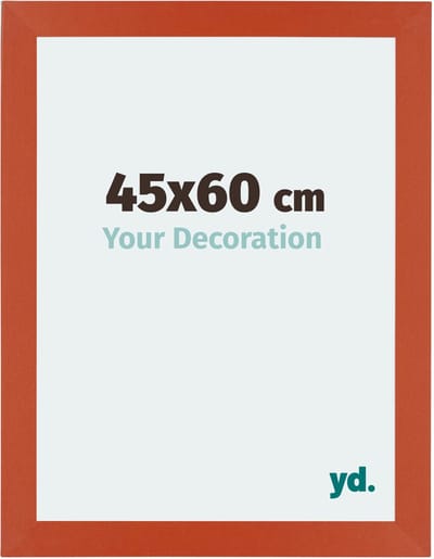 Your Decoration - Fotolijst 45x60 cm - MDF - Oranje - Mura