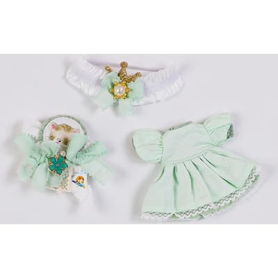 OB11 BJD Schattige Poppenjurk Kleding voor ob11 Lolita stijl, obitsu11, molly, 1/12 bjd Poppenkleding Accessoires Speelgoed OB11 groen