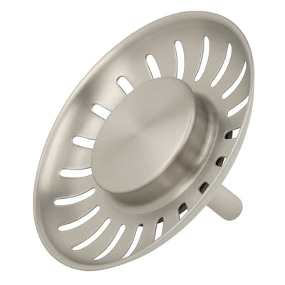 Waterval Premium Korfplug 84mm – RVS 304 – Brushed Afwerking – Inclusief 3 Verwisselbare Pinnen – Universele Afvoerplug – Zilver