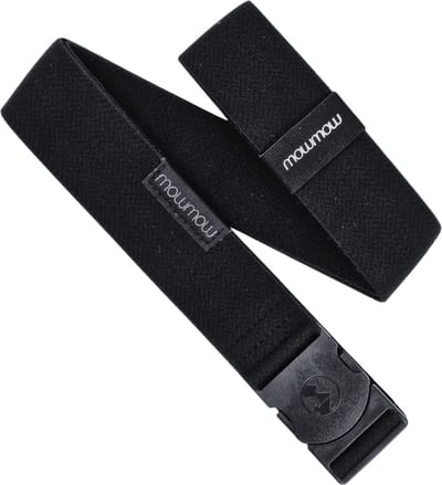 MowMow Elastische riem - Stretch - 105 cm - Heren - Dames - Zwart