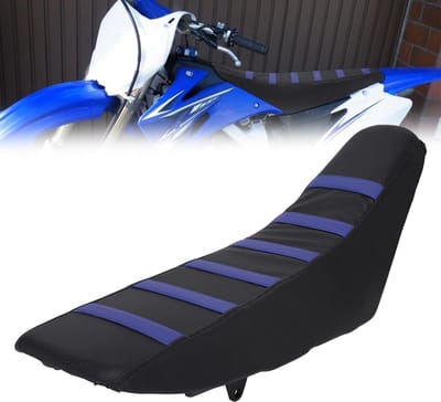 Motorfiets Zitkussen - Universele Zitting - Offroad Rijden - Duurzaam Materiaal - 21.5 cm Lengte - Blauw