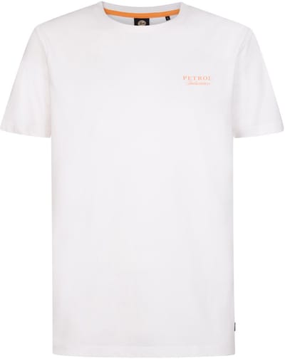 Petrol Industries - Heren T-shirt met print Centella - Wit - Maat L
