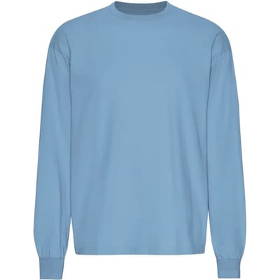 T-shirt met oversized lange mouwen Colorful Standard Organic Seaside Blue