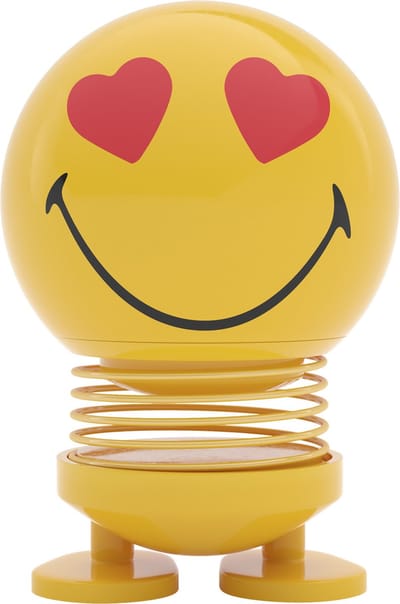 Hoptimist Smiley Love Hoptimist 4,5 x 5,6 x 6,6 cm S Yellow