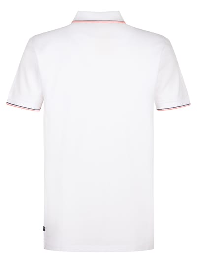 Petrol Industries Heren Polo Shirt - Korte Mouw - Katoen - Herenkleding - Wit - Maat XL