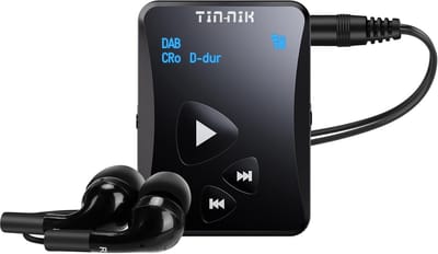 Draagbare Radio - Digitale Ontvanger - Sport en Outdoor - OLED Display - 27 Gram - Zwart