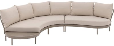 Goossens Loungeset Pien - Aluminium - Beige