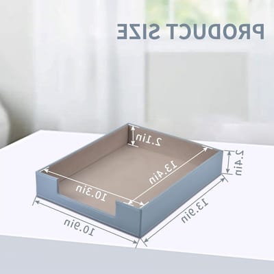 Multifunctionele Grijze Briefhouder voor Kantoor - Organiseer Post, Documenten, Tijdschriften en Sieraden met Stapelbare Opbergbak