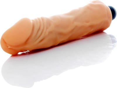 Bossoftoys - Rain - Realistische vibrator - Cyber leather - Extra speciaal flexibel materiaal - Beige - 23,5 cm - 44-0002
