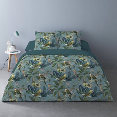 2-Persoonsdekbedovertrek Ava- katoen percale - 100% katoen- 240x220 cm