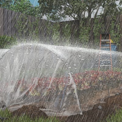 Wishdor Kasfolie - Waterdicht - Uv-Bescherming 5% - Polypropyleen - Transparant - 6 X 10 M - Dikte 0,15 Mm