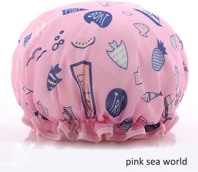 Jumada's - Dikke Douchemuts - Shower Cap - Dubbele Laags - Haarbedekking tijdens douchen - Douchecap Badkamer Accessoires