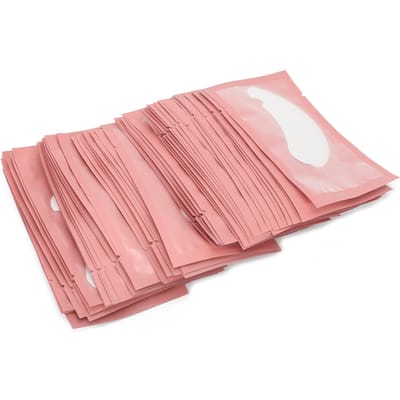 100 pièces Patchs en Gel pour Extensions de Cils Sous les Yeux en Forme de U Patchs en Gel Sous les Yeux Outils pour le Maquillage brown