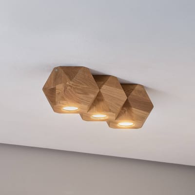 Envostar Peach Puff plafondlamp polyeder 3-lamp