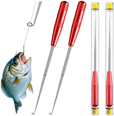 Dailygoods- Vishaak 2 Stuks - Vissen - Vissersaccessoires - RVS - Ontstopper - Duurzaam - Haak