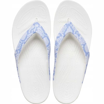 Crocs Kadee II Graphic Flip Lapis/Wit Maat 42/43 US 11