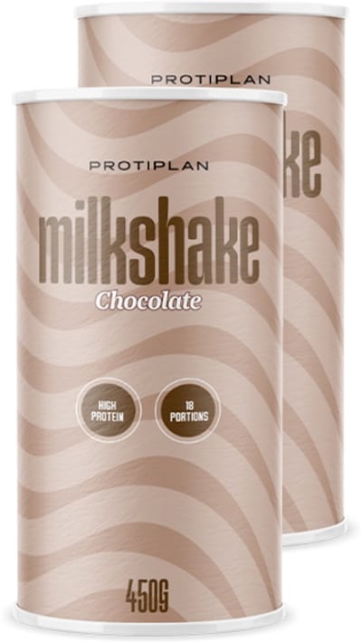 Protiplan - Proteïne Milkshake Chocolade - 2 stuks - 2 x 450 g - Eiwitdieet - Proteïneshake
