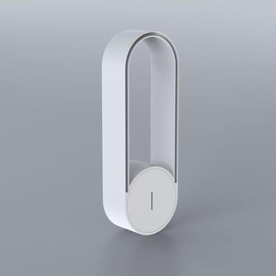 Luchtreiniger met negatieve ionen, mini USB-generator voor negatieve ionen, stille luchtreiniger voor auto en huis, geschikt voor slaapkamers, kantoren, keukens, dierenverblijven en badkamers (wit).