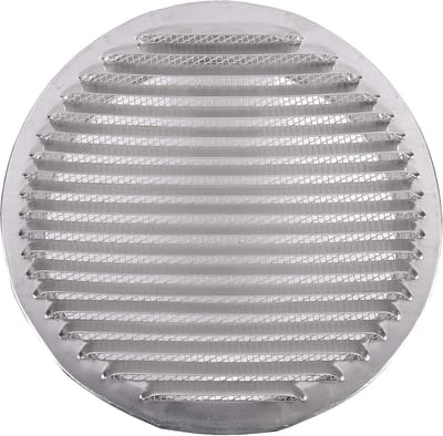 Rond Ventilatie Rooster met Gaas voor Buitenmuur Ventilatie