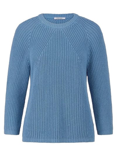 Trui ronde hals Van Peter Hahn blauw