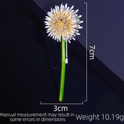Hiver Nouveau Design Série Broche Fleur et Plante Broche de Luxe pour Femme Mode Personnalité Accessoires Élégants blue