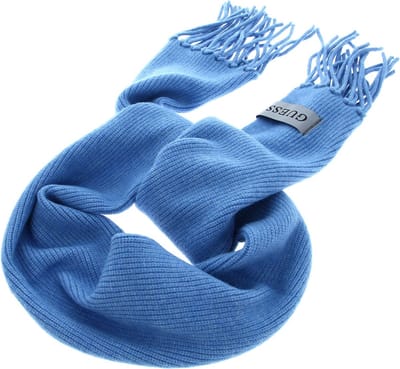 GUESS Sjaal Scarf 30X180 Sky Lichtblauw