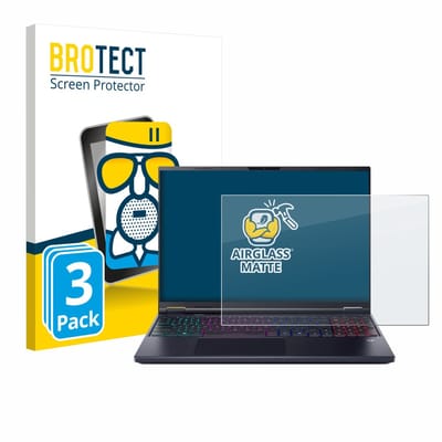 BROTECT - Screenprotector voor Acer Predator Helios Neo 16 AI - Folie Beschermfolie Beschermglas matte 3 Stuks