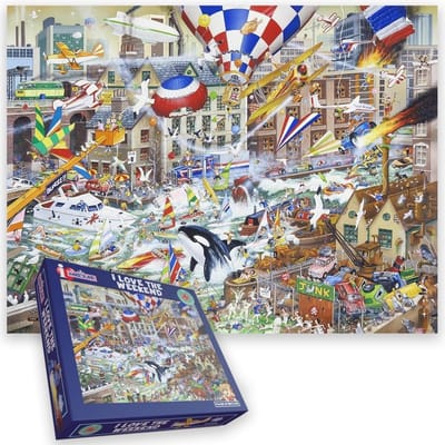 1000 Stukjes Legpuzzel: Hilarische Weekend Chaos Puzzel