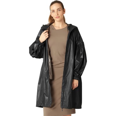 Ilse Jacobsen Shimmer01 Wind Jackets Dark Indigo Gold Maat: S | Parka's Outlet | Dames | Zwart