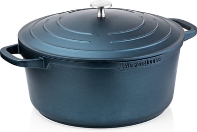 Westinghouse Performance Braadpan – Ø24 cm – Inductie – Inclusief Deksel – Blauw