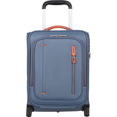 American Tourister trolley Cloudrider Upright Underseater TSA Stone Blue blauwgrijs 40cm