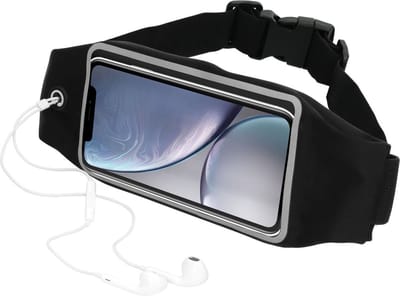 Mobiparts Comfort Fit Sport Belt geschikt voor Apple iPhone XR - Zwart