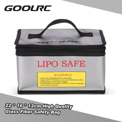 GoolRC 22 * 16 * 12cm Hoge Kwaliteit Glasvezel RC LiPo Batterij Veiligheidstas Veilige Bescherming Laadzak