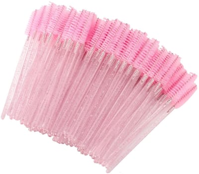 Dailygoods- Wimperborstels 100 Stuks - Wegwerpwimperborstels - Mascara Borstel - Make-Uptool - Kunststof - 10 cm - Mascaraborstel