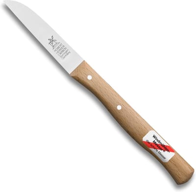 Robert Herder Molenmes – Schilmesje – Carbonstaal – Recht – Lemmet 65 mm – Heft Beukenhout