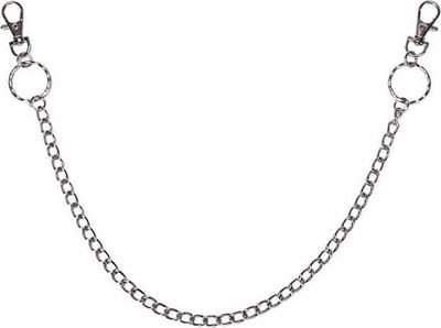 Fako Bijoux® - Sleutel/Broek/Portemonnee Ketting - 48cm - Zilverkleurig