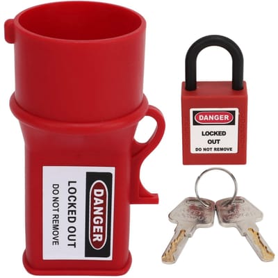 Stekker en Huls Stopcontact Lockout Apparaat Waterdichte Stekker Lockout Slot en Veiligheidshangslot Set met Sleutels