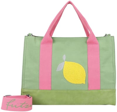 Fritzi aus Preußen schoudertas Tote Bag Limited Squeezy Lemon Squeezy Lemon Lichtgroen