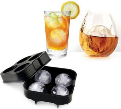 ICE CUBE BALL maker IJsblokjes voor ronde ijsblokken / Whiskey Cocktails