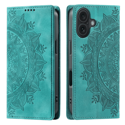 Comfycase Apple iPhone 17 Soft Mandala Bookcase Groen