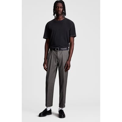 AllSaints Ren Trouser Grey Größe: W28 | Maßgeschneiderte Hosen Outlet | Herren | Grau