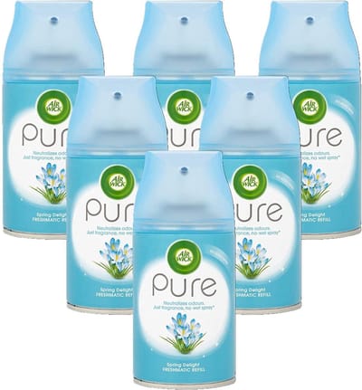 Air Wick - Luchtverfrisser - Navulling - Lentedauw - 250ml x 6