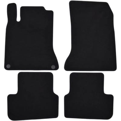 Tapis de sol - Mercedes - B W246 - Noir - 4 pièces - Antidérapant et imperméable
