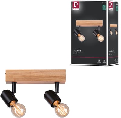 LED Spotlight Arvid E27 230V max. 2x20W dimbaar Zwart