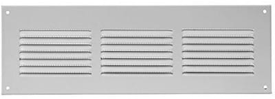 Ventilatierooster met insectenwering 300 x 100 mm - Wit