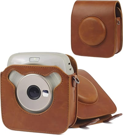 Beschermende Camera Tas voor Fuji Instax Square SQ10 SQ20 - Op maat gemaakte PU Leren Case met Verstelbare Schouderriem en Compact Ontwerp voor Gemakkelijk Draaggemak