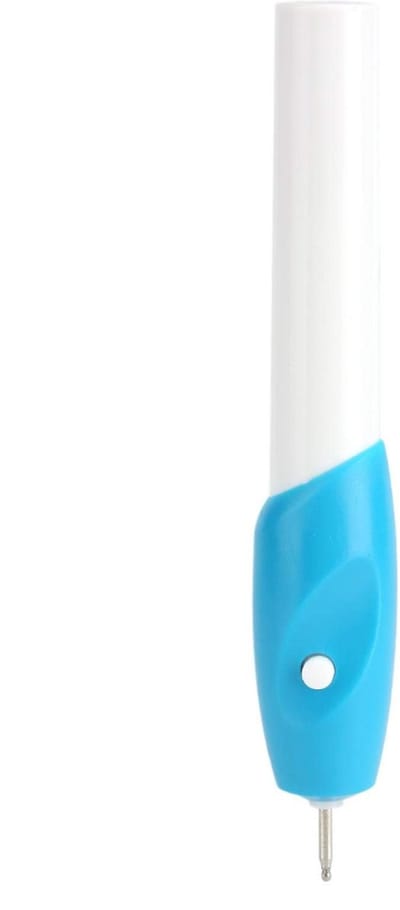 Dailygoody - Elektrische Graveerpen - Handheld Graveermachine - Eenvoudig in gebruik - Blauw - Graveren en Decoreren - Compact en Draagbaar - Geschikt...