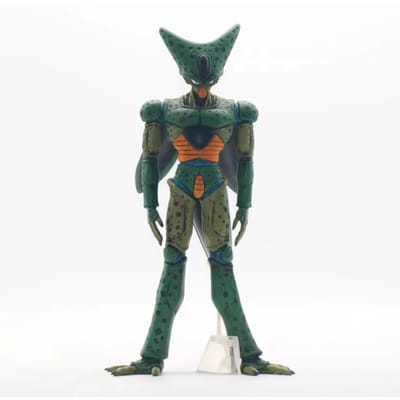 31CM Anime Dragon Ball Cell Eerste Vorm Figuur Battle Collection ULTRA Extra Groot Model Speelgoed Collectie Actiefiguur PVC No box gray